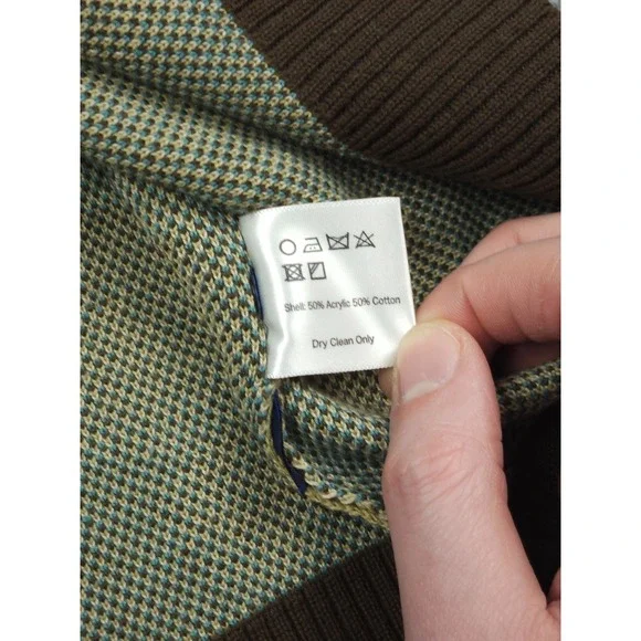 AWAKE NY Sweater Vest Adult Medium Knit Butterfly AOP Unisex Cotton Blend - Picture 7 of 10